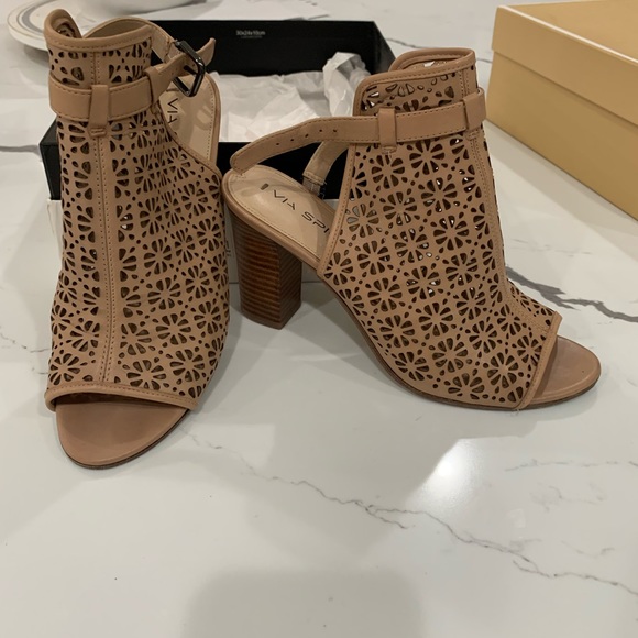 Via spiga heels size 8 vfleua blush le - Picture 1 of 3